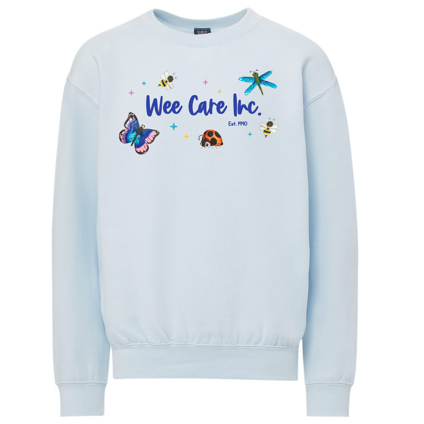 Wee Care Daycare Gildan Crewneck