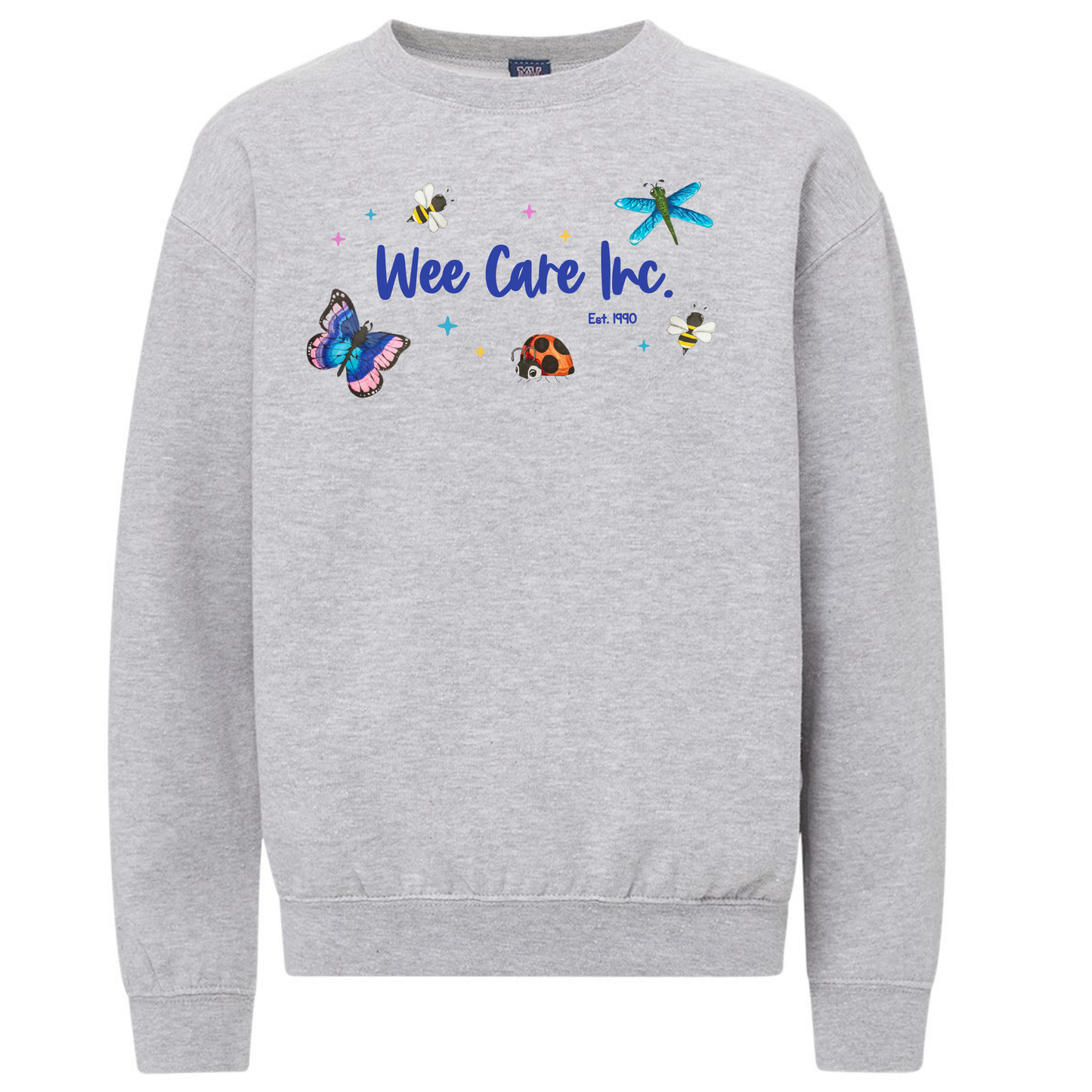 Wee Care Daycare Gildan Crewneck