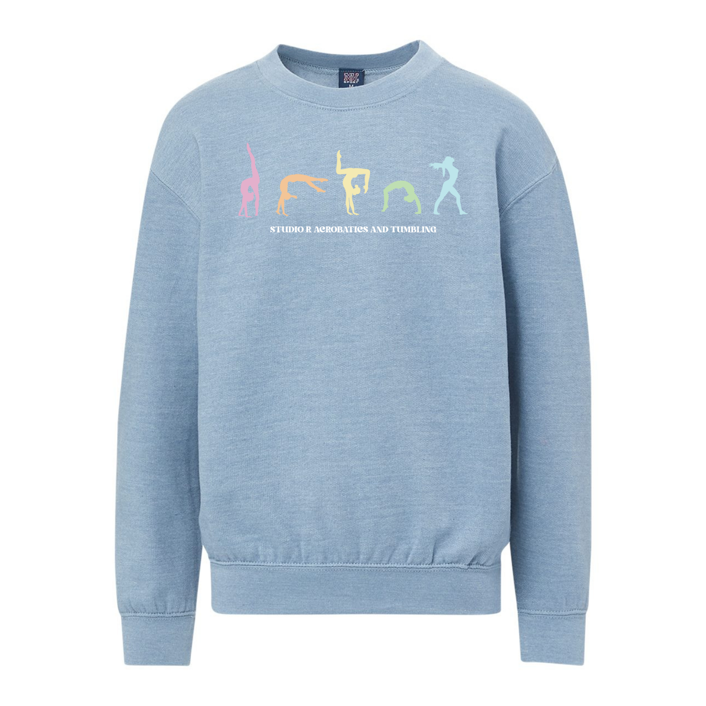 Youth Studio R on MV Sport crewneck and hoodie