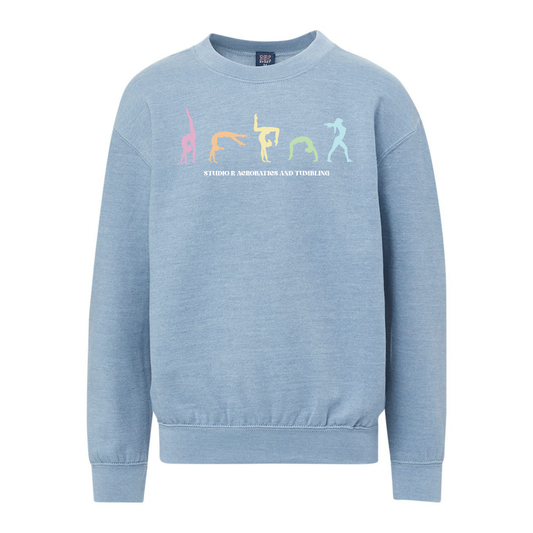 Youth Studio R on MV Sport crewneck and hoodie