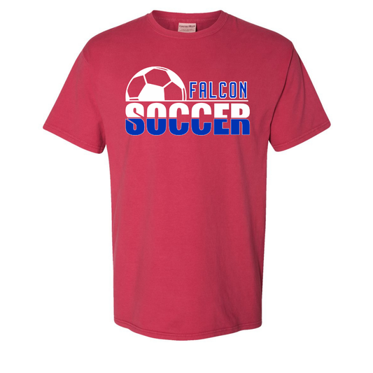 Falcon Soccer in Red