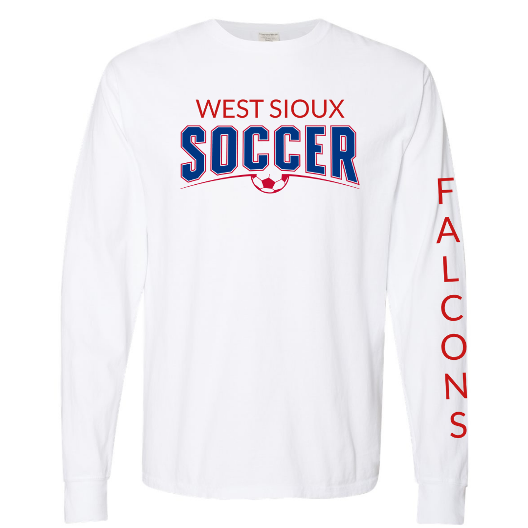 Falcon Soccer in White