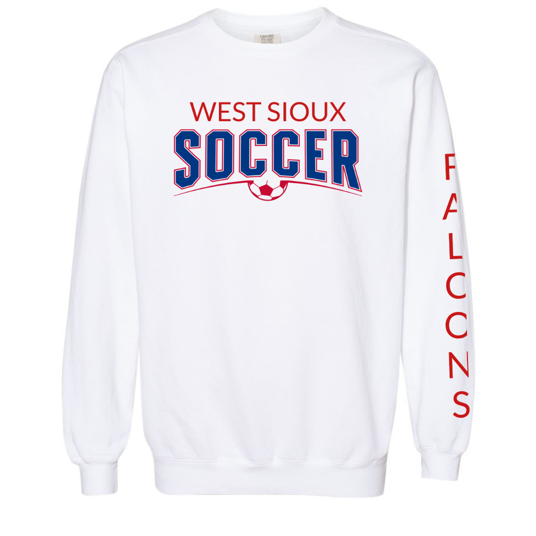 Falcon Soccer in White