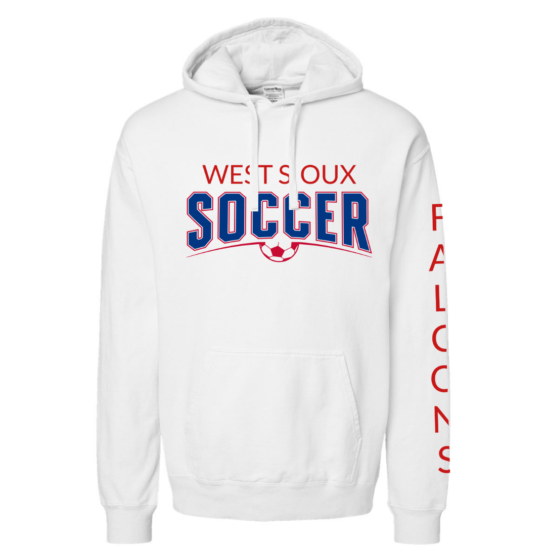 Falcon Soccer in White