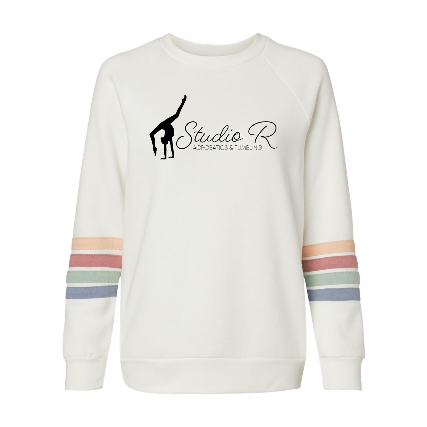 Studio R on MV Sport Striped Crewneck