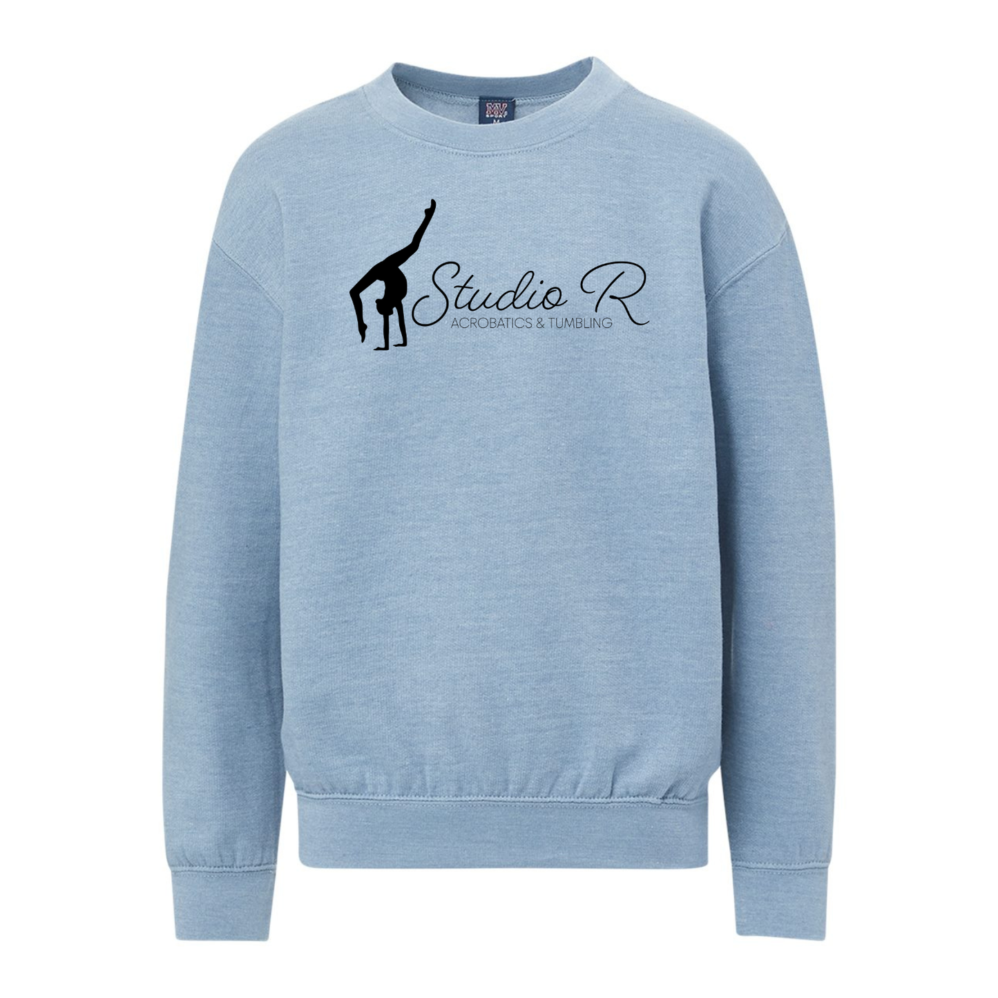 Youth Studio R on MV Sport crewneck