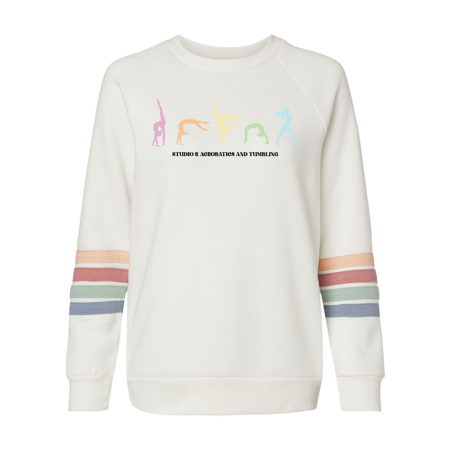 Studio R on MV Sport Striped Crewneck