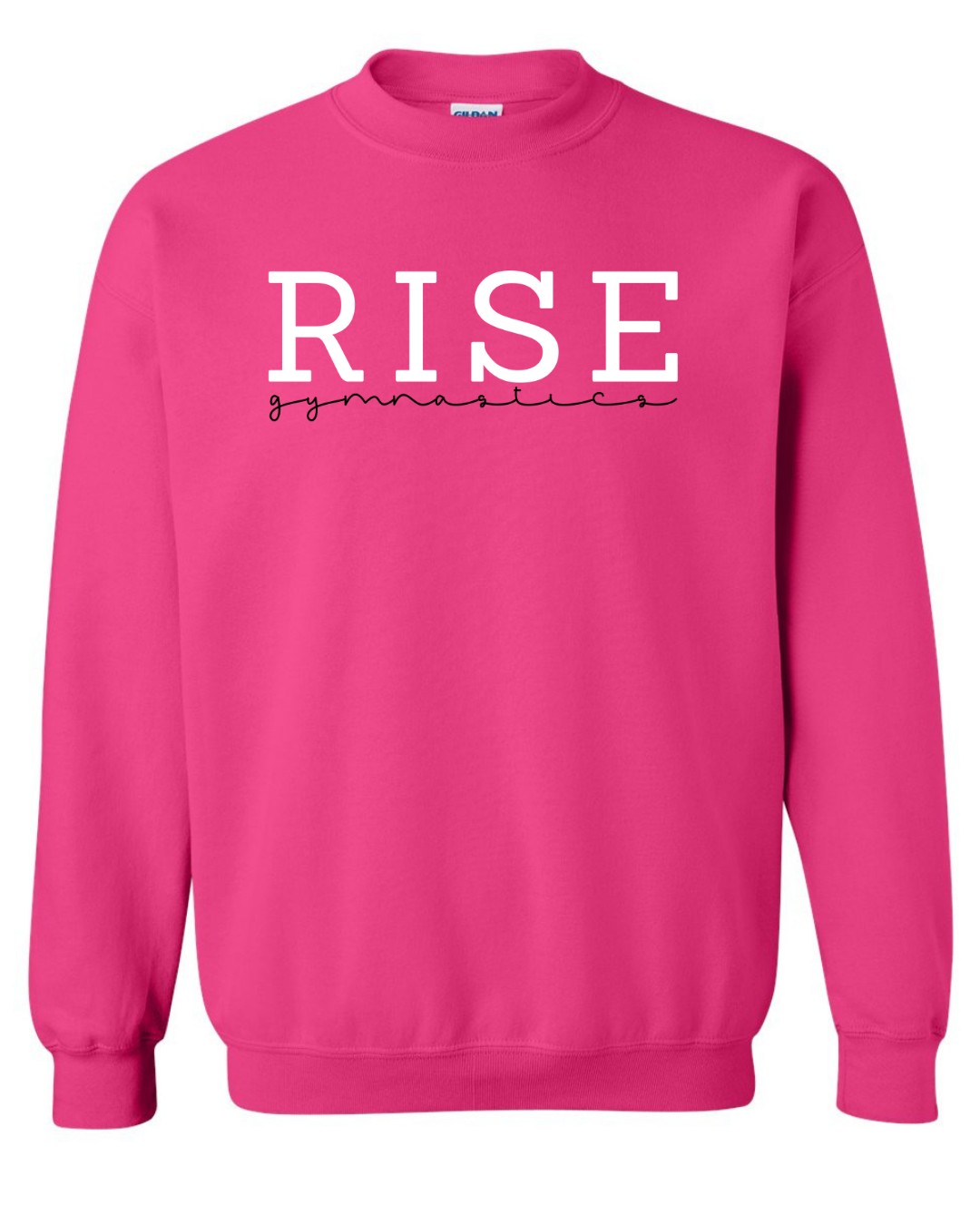 Rise Gymnastics Sweatshirts Gildan Brand (Crewnecks and Hoodies)